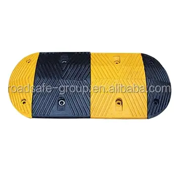 Traffic Portable Speed Bump for Sale Flexible Driveway Rubber Speed Hump