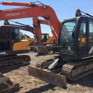 Mini-excavatrice Hitachi ZX70 d'occasion de 7 tonnes, faible nombre d'heures, micro-excavatrice hydraulique, capacité de la benne de 1,15 m, fabriquée au Japon, 1 an de garantie, haute efficacité - Product Image 2