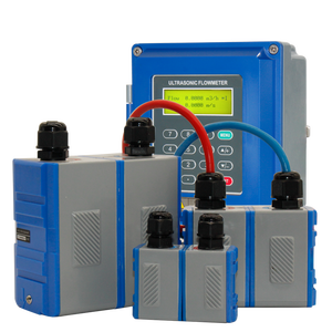 SS Steel <b>Pipe</b> <b>Clamp</b> on Sensors RS485 Modbus Ultrasonic Flow Meter - Product Image 3