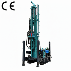 Petite plate-forme de forage mobile de percuss de puits d'eau hydraulique de remorque de 200 mètres exportée vers l'Inde - Product Image 1