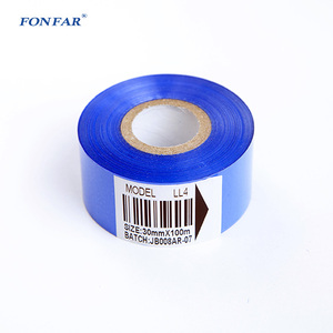 25mm * 100m stampa termica bianco gold foil stampa a caldo/resina a caldo nastro/nastro di codifica jumbo rotolo per la stampa di numero di lotto - Product Image 4