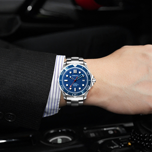 Montre mécanique automatique pour homme de 41 mm avec verre saphir lumineux, étanche, bracelet de 20 mm, logo personnalisé OEM, fabriquée en Chine - Product Image 5