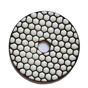 250 mm Diamant und Harz Flexible Buff Polier pads für Granit Marmor Beton Schleif block