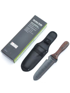 Pala de Alta Calidad con Mango de Nogal, Herramienta Clásica para Jardín y Hogar, Cuchilla Fija, Pala Manual para Excavar al Aire Libre con Funda de Nailon - Product Image 2