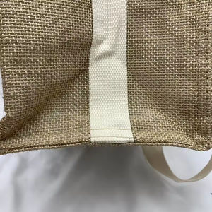 Sac isotherme de pique-nique en toile de coton réutilisable en gros, sac isotherme personnalisé avec logo, lettre, capacité de 24 L, imperméable - Product Image 6