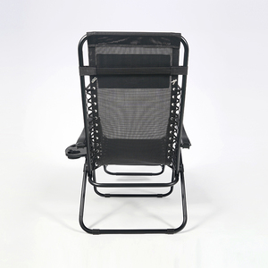 Chaise longue moderne de luxe, portable, pour l'intérieur <span class=keywords><strong>et</strong></span> l'extérieur, inclinable à gravité zéro, pliable, pour la plage, le jardin, la terrasse, avec table <span class=keywords><strong>et</strong></span> porte-gobelet - Product Image 4