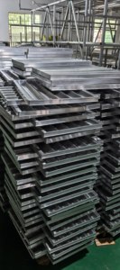 Forno uso Non bastone in alluminio pagnotta Baguette vassoio di cottura, forato padella per il pane francese - Product Image 5