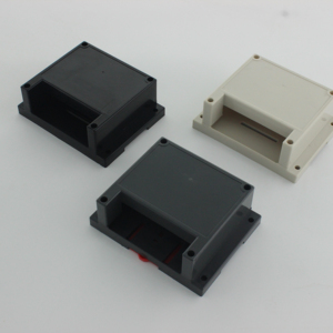 Boîtier modulaire en plastique pour rail DIN pour système d'automatisation, armoire de commande, boîtier de relais de circuit imprimé, OEM - Product Image 1