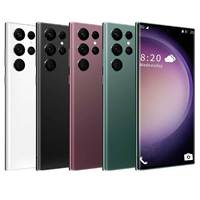 هاتف ذكي S23 Ultra 4G نسخة مفتوحة، 3 جيجابايت + 64 جيجابايت، معالج DECA Core، شاشة AMOLED عالية الدقة 90 هرتز، للألعاب، يعمل بنظام أندرويد 13