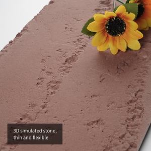 Piastrelle flessibili in pietra MCM 1200x600 per esterni impermeabili leggeri rivestimenti per pareti esterne in pietra naturale - Product Image 3