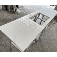 Comptoirs de cuisine préfabriqués en Quartz blanc, marbre, granit, comptoirs, comptoirs, dessus de vanité, dessus de Table Offres Spéciales en australie