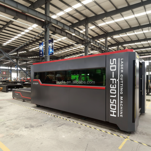 Industriële zware bedrijfslaser snijmachine SD F3015DH 6000W, volledig ingesloten, met Raytools Raycus CNC servomotor - Product Image 3