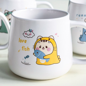 Taza de Cerámica con Diseño de Dibujos Animados, Gran Capacidad para Uso Diario y Regalos - Product Image 2