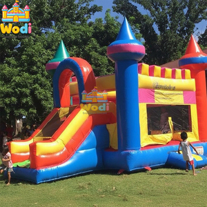 Château gonflable écologique en PVC <span class=keywords><strong>de</strong></span> 0,55 mm, château <span class=keywords><strong>de</strong></span> saut haute résistance résistant aux déchirures avec norme EN14960 pour une utilisation en extérieur - Product Image 3