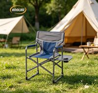 Chaise de camping de haute qualité, moderne, légère et portable, chaise de réalisateur avec table latérale pour les fêtes en plein air, la pêche et le camping