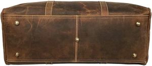 Full Grain <b>Leather</b> 24 Inch <b>Weekend</b> Duffel <b>Bag</b> with Travel Toiletry Case for <b>Men</b> and Women Large <b>Leather</b> Overnight Luggage Bulk - Product Image 5