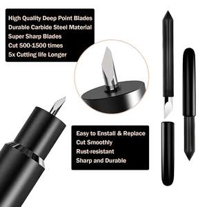 Lames à coupe profonde, lames <span class=keywords><strong>de</strong></span> rechange à pointe profonde AUNKZL compatibles avec les machines <span class=keywords><strong>de</strong></span> coupe <span class=keywords><strong>Explore</strong></span> Air One/ Air / Maker <span class=keywords><strong>3</strong></span> - Product Image 5