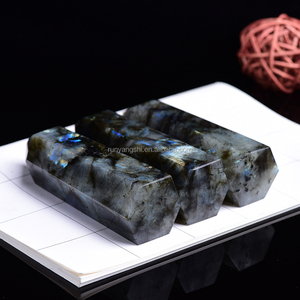 Commercio all'ingrosso Naturale 10*3 centimetri di Grandi Dimensioni Labradorite Punto Oblisk di Cristallo Torre di Pietra Per La Decorazione del Regalo - Product Image 5