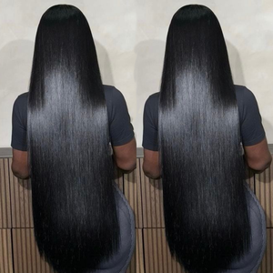 Échantillon Perruque cambodgienne HD sans colle en dentelle, cheveux vierges à cuticules alignées 360, perruques et tissages de cheveux humains bruts indiens - Product Image 4