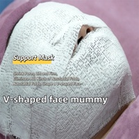 Kit Complet Masque 3D Effet Mummy pour Lifting Facial en V, Bandeau Professionnel Anti-Âge Raffermissant et Sculptant la Ligne du Menton, Vente en Gros