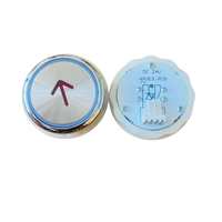 Bouton poussoir rond moderne pour ascenseur d'hôtel KA313 DC24V, bouton d'appel pour cabine et hall