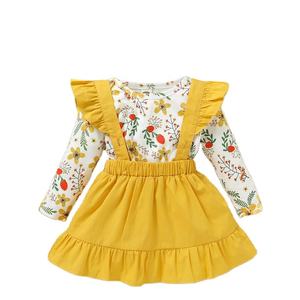 Robes de princesse en coton pour bébés filles, motif floral, collection automne, achat en gros depuis la Chine, produits les plus vendus - Product Image 1