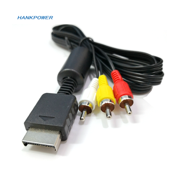 6ft for PS2 Host AV Cable PS2 PS3 AV Universal RGB HD Cable 1.8m PS2AV Video Cable