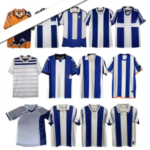 Maillot de football rétro personnalisé <span class=keywords><strong>Porto</strong></span> Club 97-04 pour homme, 100% polyester, imprimé par transfert thermique, anti-UV, séchage rapide, manches longues - Product Image 1