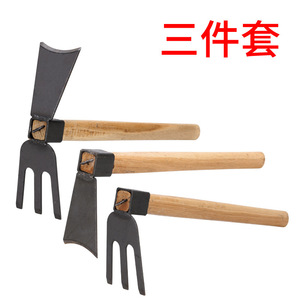 Wooden Handled Hoe 36Cm Steel Head For Gardening And Farming Tools - Product Image 3