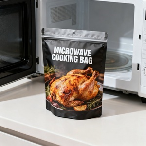 Wholesale Custom Food Grade Microwavable <b>Bag</b> Clear Ziplock Stand up Pouch <b>Roasted</b> Chicken Packaging <b>Bag</b> - Product Image 1