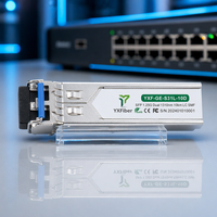 Transceptor Óptico YXFiber YXF--S31L-10D-LX SFP 1000Base-LX 1310nm 10km, Equipo de Fibra Óptica FTTX