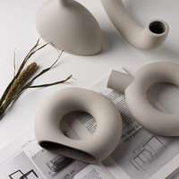 DREA – vase à fleurs en céramique moderne, articles de décoration pour la maison, vase en céramique décoratif nordique pour le salon, vente en gros