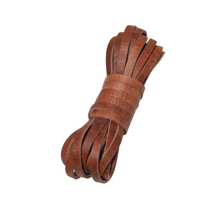 Vintage Cowhide <b>Rope</b> 5M Per Piece Durable Craft Material For Diy <b>Bracelet</b> Necklace Bag Accessories - Product Image 3