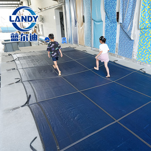 Couverture de sécurité de <span class=keywords><strong>piscine</strong></span> standard ASTM Diy Couvertures de <span class=keywords><strong>piscine</strong></span> de sécurité en maille imperméable anti-poussière pour piscines creusées - Product Image 1
