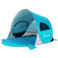 Tente de plage pour 3-4 personnes, parasol de sport, abri solaire instantané, tente pare-soleil, auvent pour bébé, tente de protection, construction gratuite