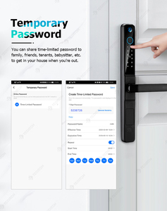 Keyless nhập cửa thông minh khóa vân tay với máy ảnh chuông xử lý Wifi tuya sinh trắc học cửa truy cập khóa cho ngoài trời cửa trượt - Product Image 4