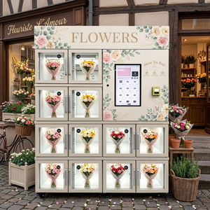 Máquina Expendedora de Flores con Refrigerador, Sistema de Pago sin Efectivo, 12 Ramos de Flores, Kiosco Inteligente para Supermercados y Estaciones de <span class=keywords><strong>Metro</strong></span> - Product Image 1