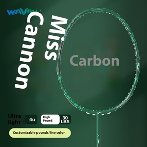 <span class=keywords><strong>Raquette</strong></span> de <span class=keywords><strong>Badminton</strong></span> authentique à lame de contre-attaque Petit canon en acier 4U Tout en fibre de carbone Adulte Single Beat PU Grip-de Official - Product Image 5