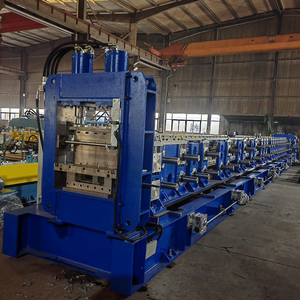 Zhongyuan Automatic Metal <strong>C</strong> <strong>Shape</strong> <strong>Purlin</strong> <strong>Roll</strong> <strong>Forming</strong> <strong>Machine</strong> 20m/min Speed 2150mm Panel Length 235Mpa Yield Strength Mitsubishi - Product Image 3