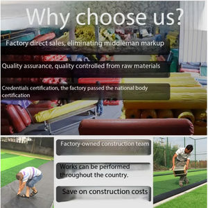 Erba Sintetica Commerciale per Esterni - 50mm Leggera Flessibile Impermeabile Ignifuga Resistente al Sole Dimensioni/Colore Personalizzabili - Product Image 5