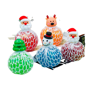 Christmas Stress Balls Squishy Squeeze Fidget Toys for Boys and Girls for Stocking Stuffers - Product Image 1