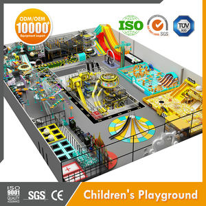 โซลูชันการเล่นในร่มสำหรับเด็กสวนสนุกเชิงพาณิชย์แบบกำหนดเองได้สไลด์ขนาดใหญ่อุปกรณ์สนามเด็กเล่นสำหรับงานหนัก - Product Image 3