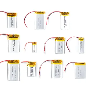 1s סיכה pin lipo סוללה נטענת 3.7v 362018 103040 לי פולימר תא עבור ייצור סוללה ליתיום מותאם אישית