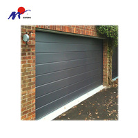 Porte de garage automatique double pour villa, sur mesure, service complet, porte dans la porte