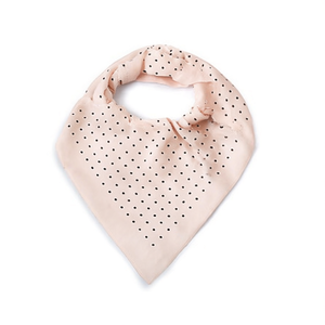 Sciarpa triangolare multifunzionale 135x60 cm con design a pois per donna, accessorio di moda - Product Image 1