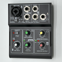 Carte son USB professionnelle 3 canaux N-AUDIO M3USB, interface de mixage
