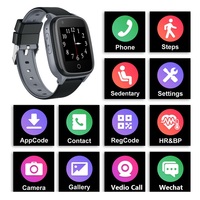 Montre connectée 4G pour personnes âgées, positionnement GPS, étanche, appels téléphoniques, anti-perte, écran tactile Android