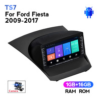 MEKEDE Navegación GPS para coche Ford Fiesta 2009-17, reproductor de DVD para coche, reproductor de vídeo Multimedia, estéreo, soporte para coche, DVR BT