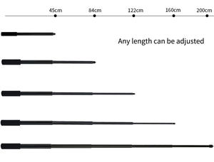 Bastone Selfie invisibile estensibile portatile in alluminio lungo 2m 360 per uno r uno x2 - Product Image 5