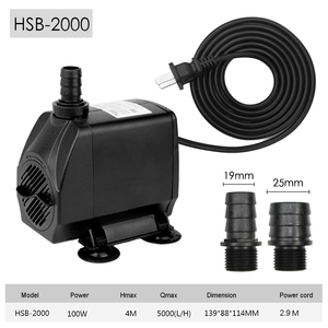 Bomba de agua sumergible Fuente de estanque Bombas de cascada Tanques de acuario Bombas sumergibles Artesanía Jardín hidropónico - Product Image 6
